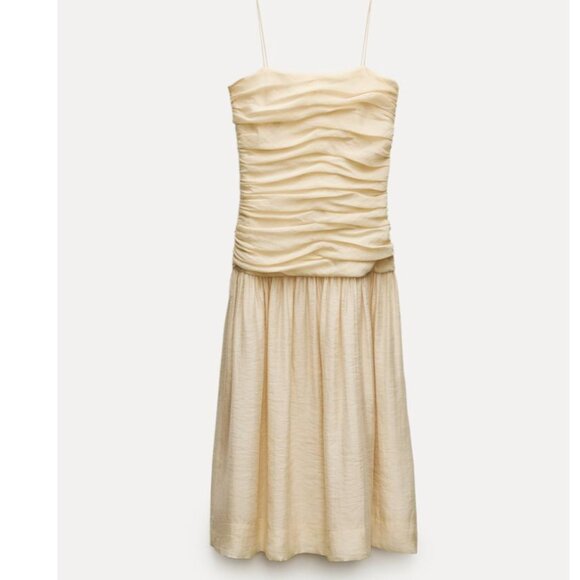 Zara midi dress blogger favorite - Picture 4 of 6